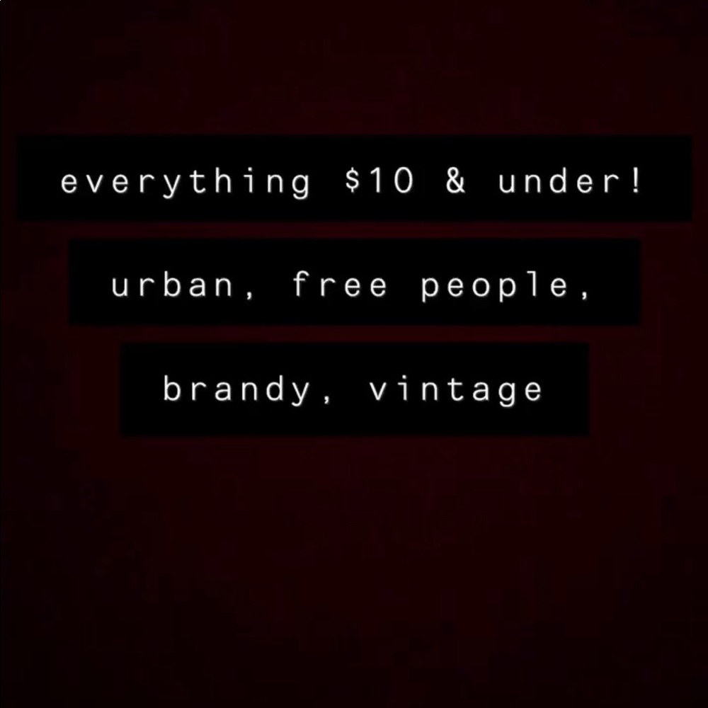 everything selling fast!